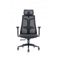 UREDSKI STOLAC    - crna, Moderno, metal/tekstil (70/128/68cm)