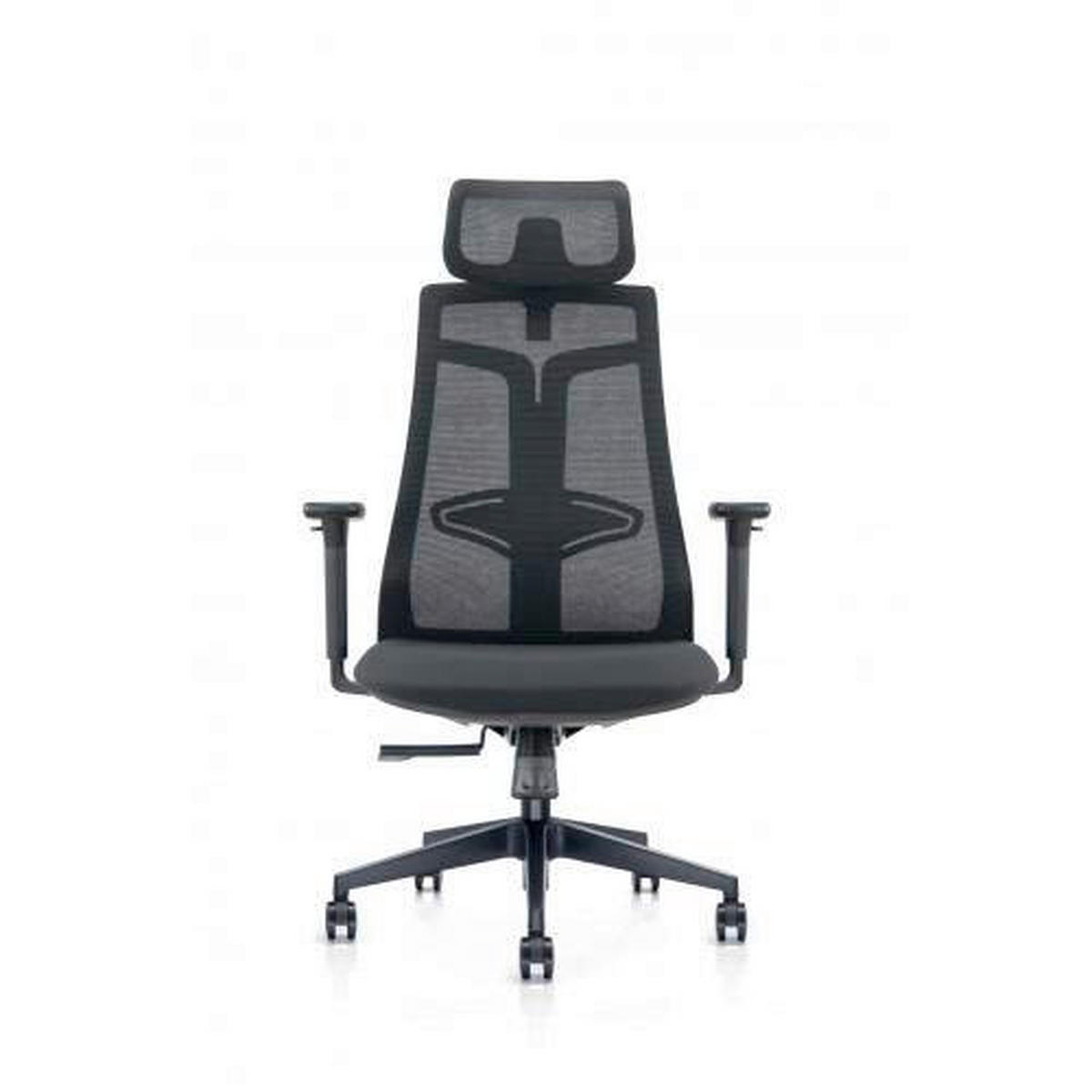 UREDSKI STOLAC    - crna, Moderno, metal/tekstil (70/128/68cm)