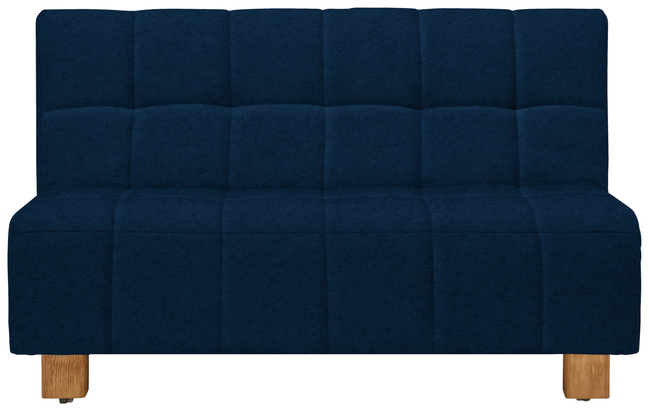 SCHLAFSOFA Flachgewebe Dunkelblau  - Naturfarben/Dunkelblau, Design, Holz/Textil (145/92/102cm) - Novel
