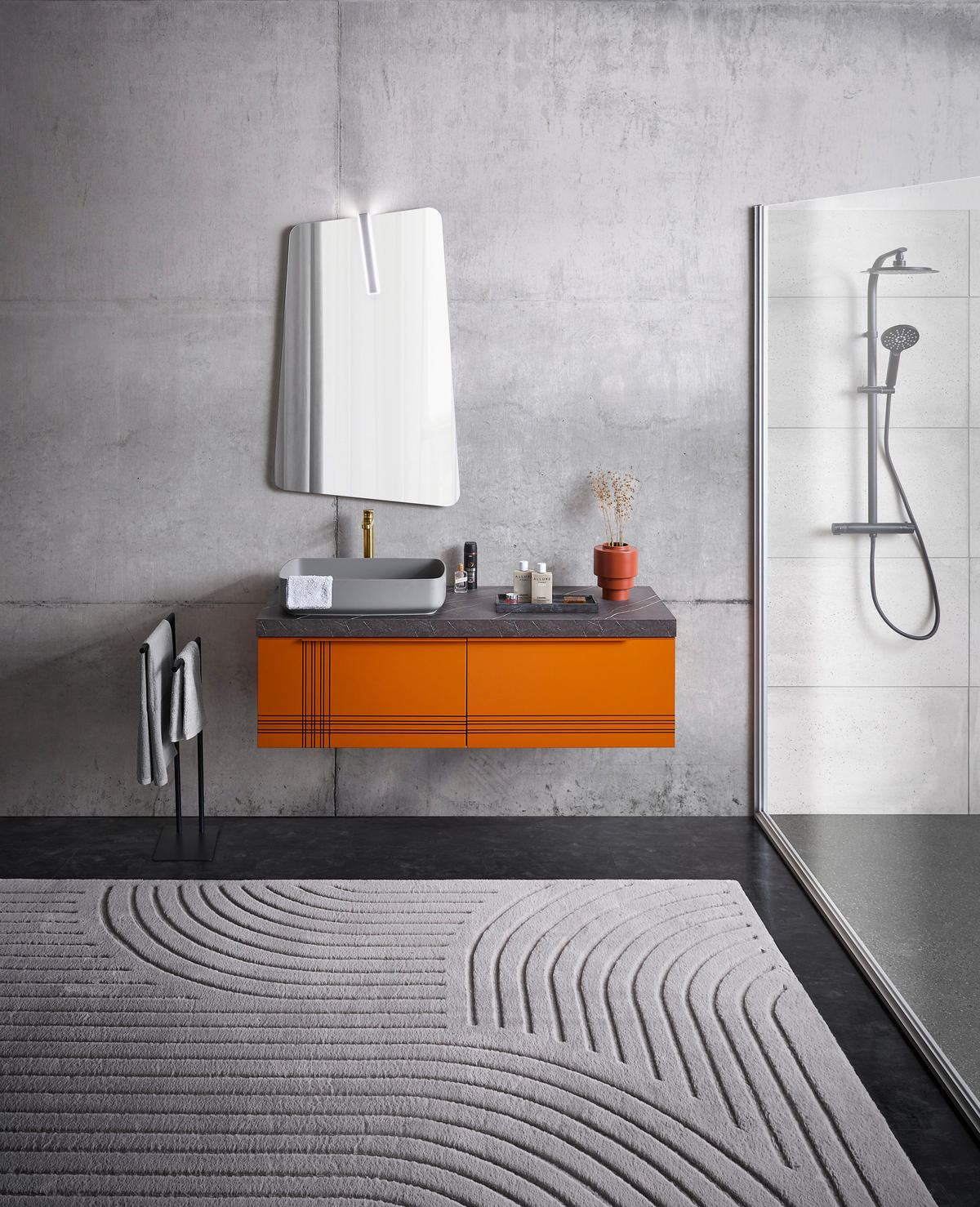 BADEZIMMERSPIEGEL 70/112,5/2,1 cm  - KONVENTIONELL, Glas (70/112,5/2,1cm) - Dieter Knoll