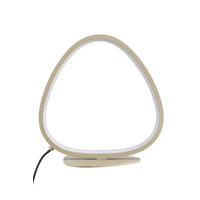 LED-TISCHLEUCHTE   - Sandfarben, Design, Kunststoff/Metall (22,6l) - Novel