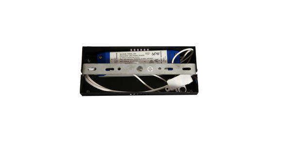 LED-DECKENLEUCHTE - Schwarz, Design, Kunststoff/Metall (50/40/6cm) - Ambiente