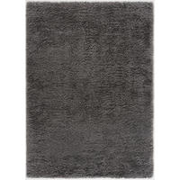 PREPROGA Z VISOKIM FLOROM Porto  120/170 cm  tkano  temno siva  - temno siva, Konvencionalno, tekstil (120/170cm)