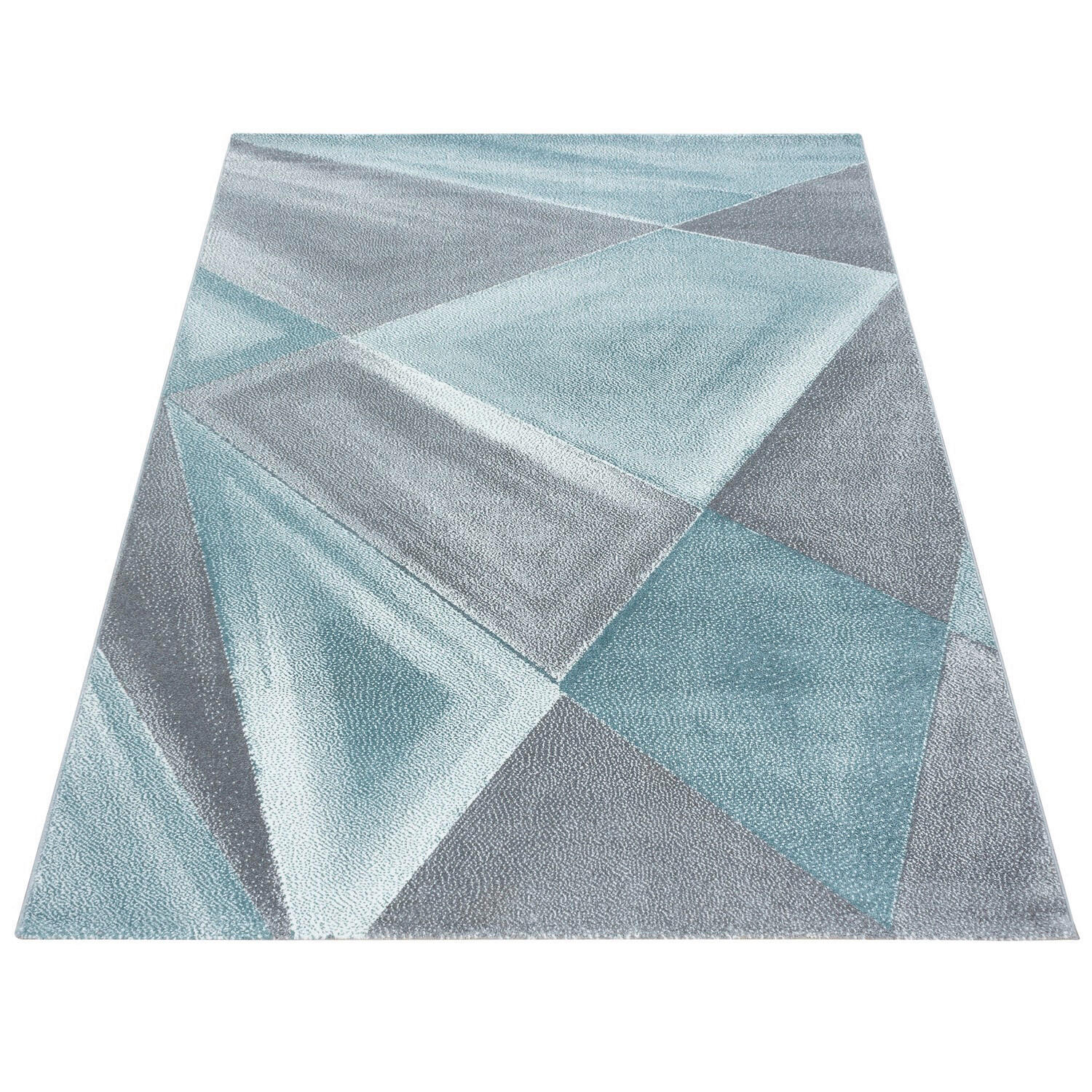 VÄVD MATTA 160/230 cm Beta  - blå, Basics, textil (160/230cm) - Novel