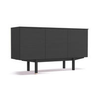 SIDEBOARD  146/80/41 cm 1 låda(or)  - svart, Design, trä (146/80/41cm) - Skovby
