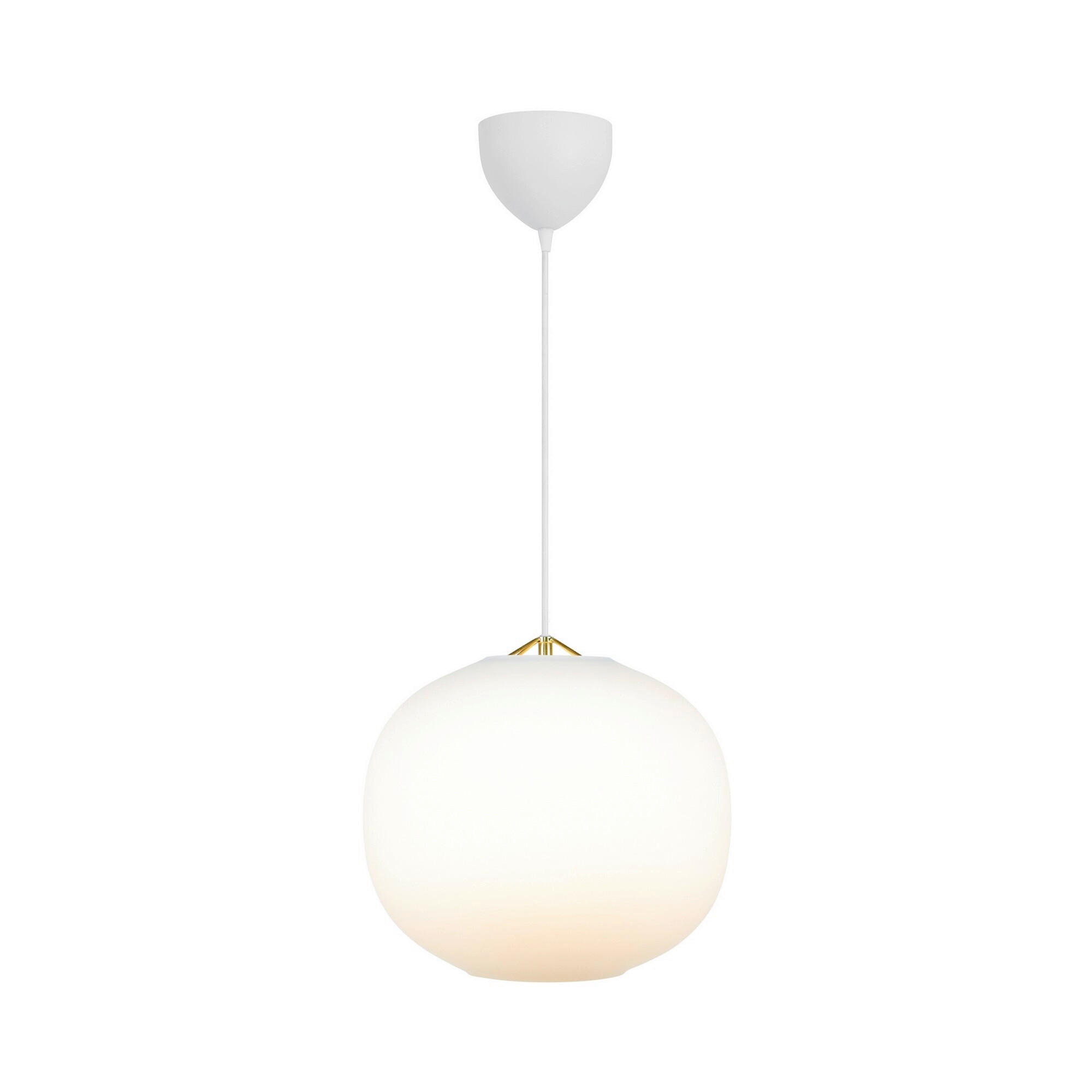 PENDELLEUCHTE Navone 30/26,5 cm  - Weiß, Design, Glas (30/26,5cm) - Nordlux