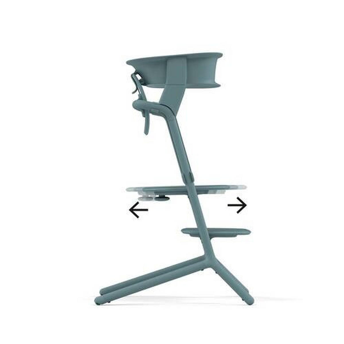 Dodatek za LEMO stolček  Lemo Learning Tower Set    45,7/35,2/46 cm       barve petroleja  - barve petroleja, Basics, umetna masa (45,7/35,2/46cm) - cybex GOLD
