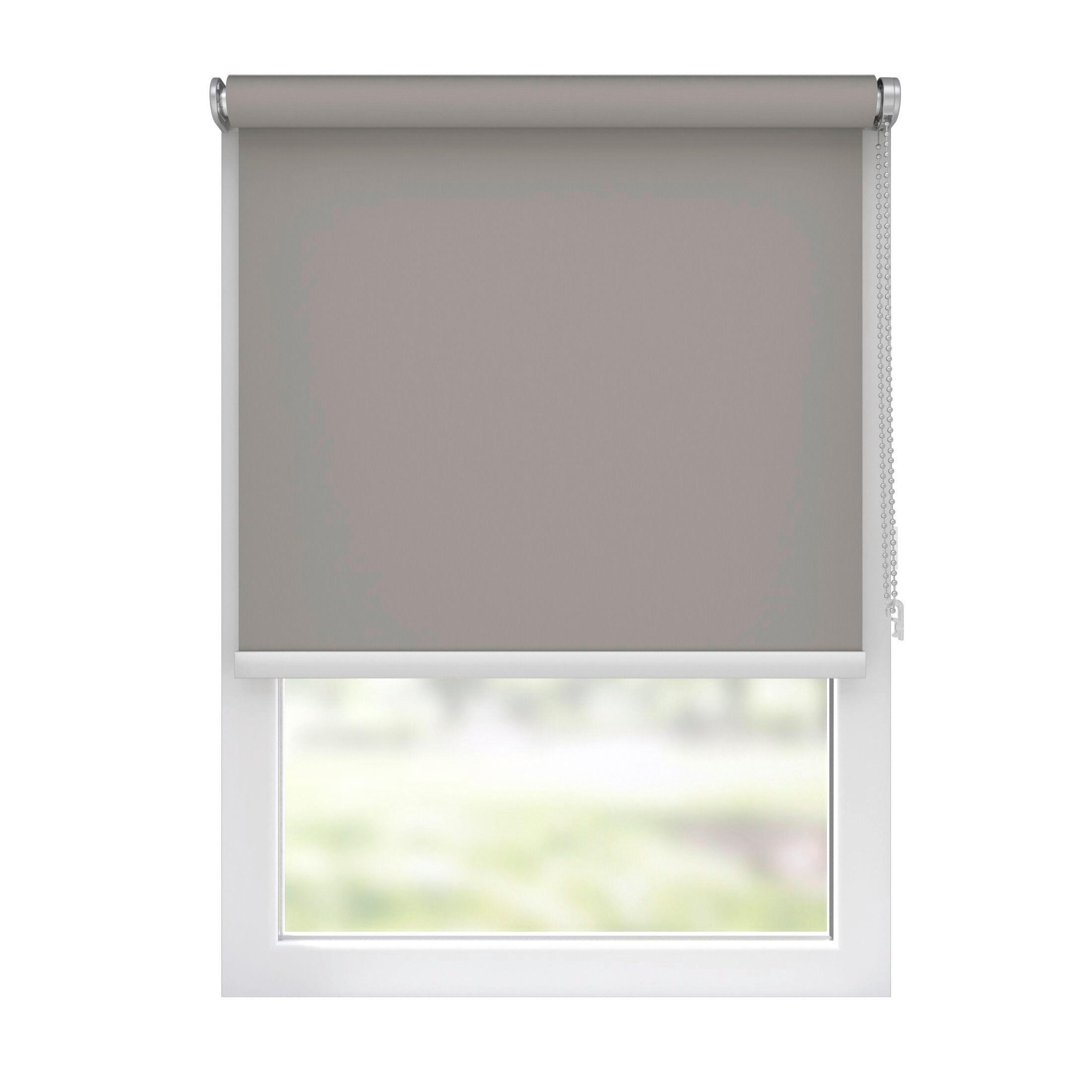 VERDUNKELUNGSROLLO  blickdicht   60/190 cm   - Grau, Basics, Textil (60/190cm)