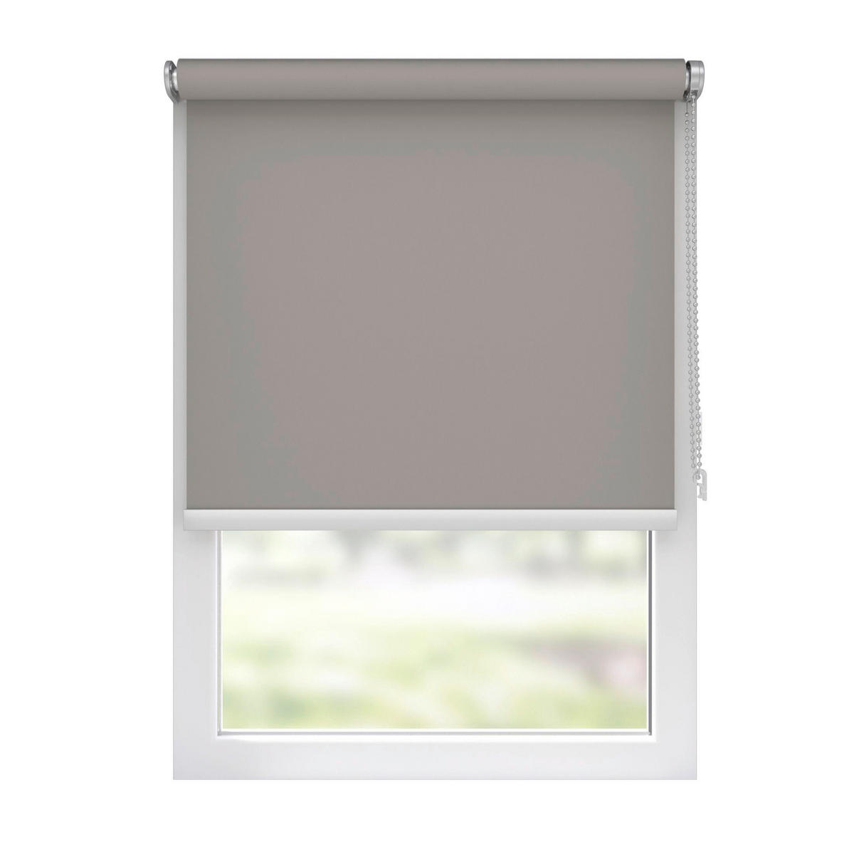 VERDUNKELUNGSROLLO  - Grau, Basics, Textil (120/190cm)