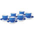 TASSENSET 6-teilig Keramik Porzellan Blau, Weiß - Blau/Weiß, Basics, Keramik (0,2l) TASSENSET 6-teilig Keramik Porzellan Blau, Weiß - Blau/Weiß, Basics, Keramik (0,2l)