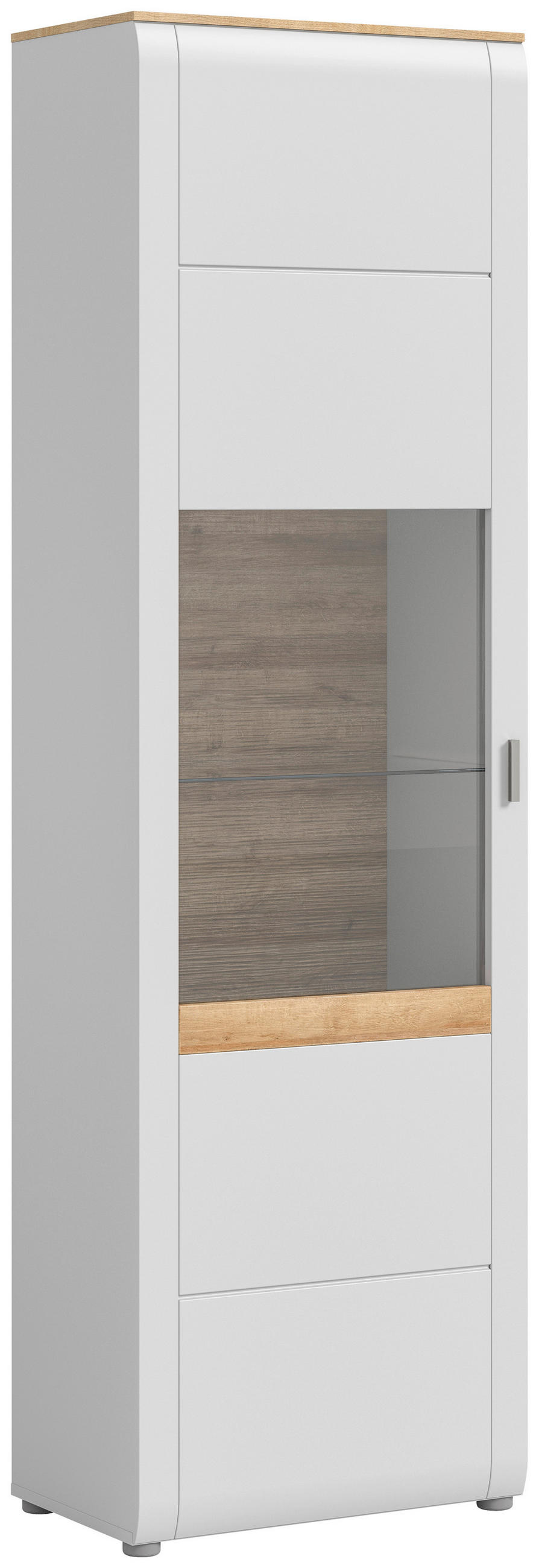 VITRINE in   - Design, Glas/Holzwerkstoff (61/202/43cm) - MID.YOU
