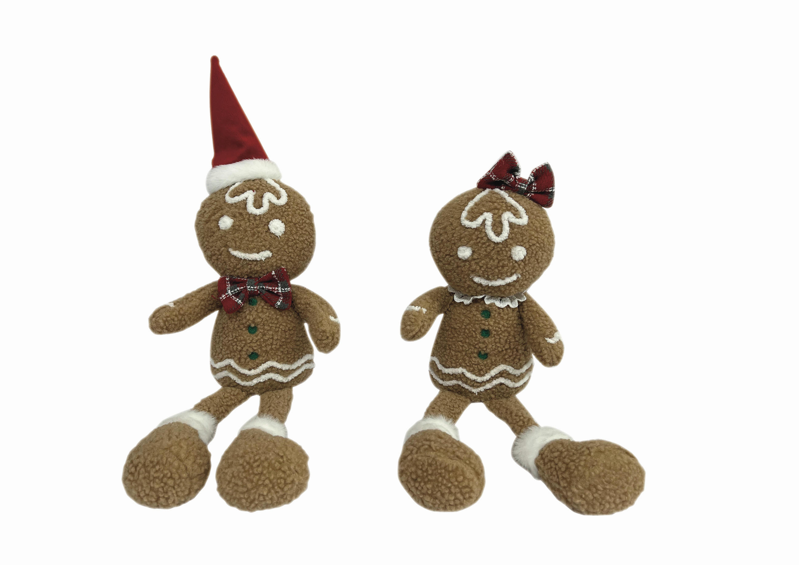 JULFIGUR - vit/röd, Lifestyle, textil/sten (16/43/8cm) - X-Mas