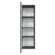 MIDISCHRANK 40/130/35 cm - Chromfarben/Graphitfarben, KONVENTIONELL, Holzwerkstoff/Metall (40/130/35cm) - Xora