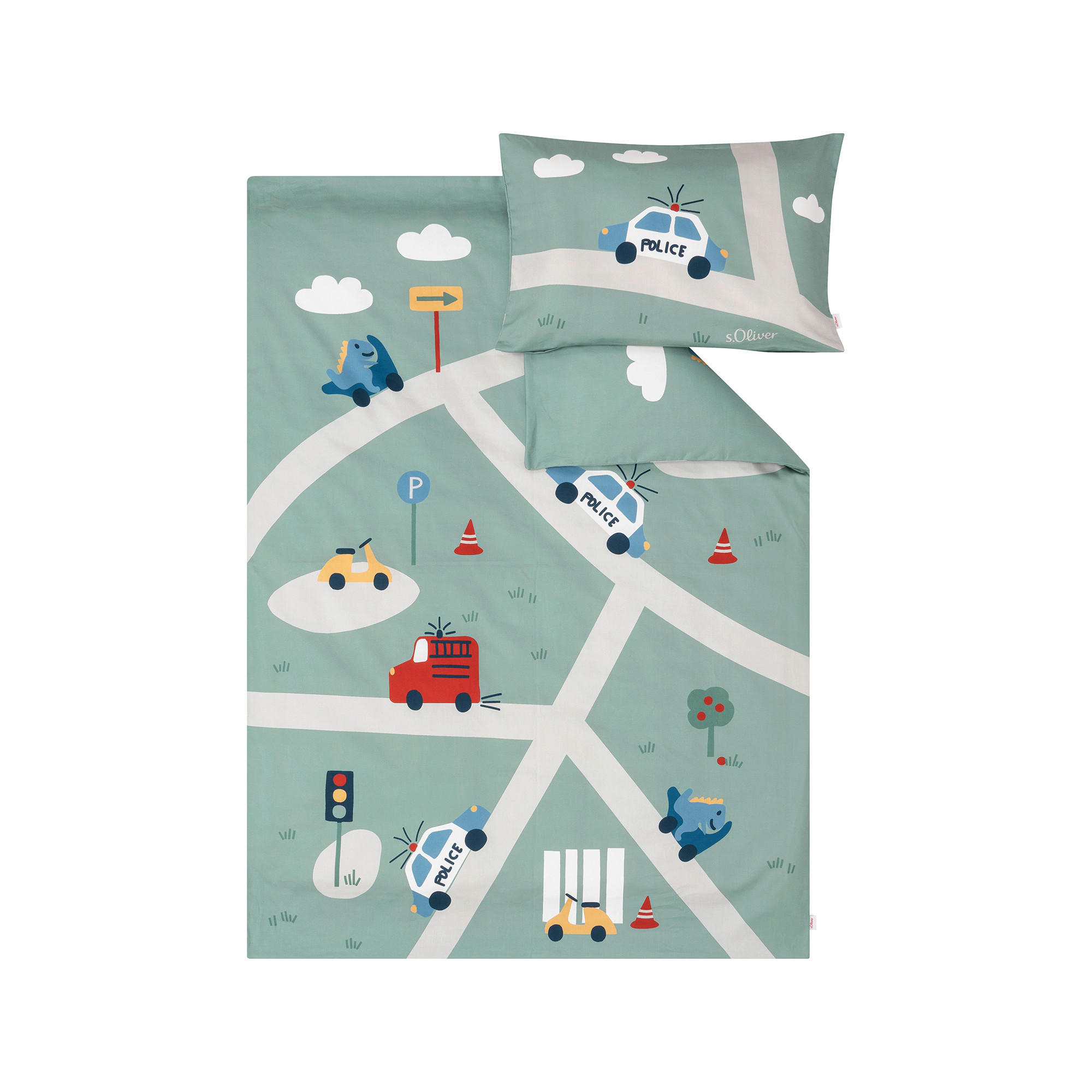 DĚTSKÉ POVLEČENÍ 100/135 cm  - vícebarevná, Basics, textil (100/135cm)