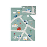 DĚTSKÉ POVLEČENÍ 100/135 cm  - vícebarevná, Basics, textil (100/135cm)