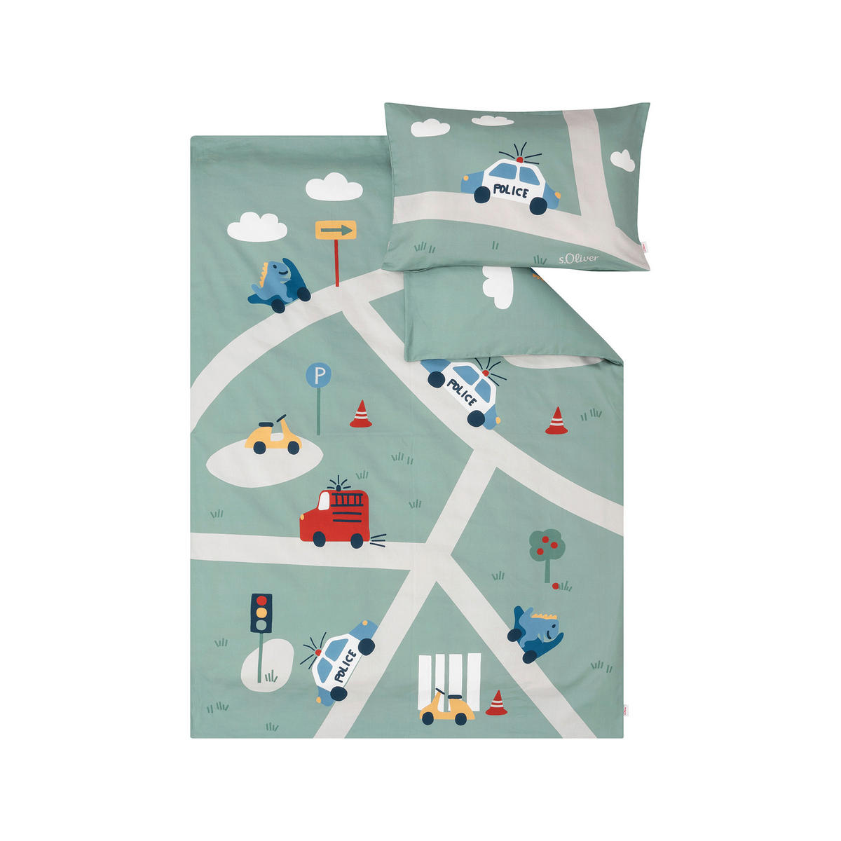 DĚTSKÉ POVLEČENÍ 100/135 cm  - vícebarevná, Basics, textil (100/135cm)