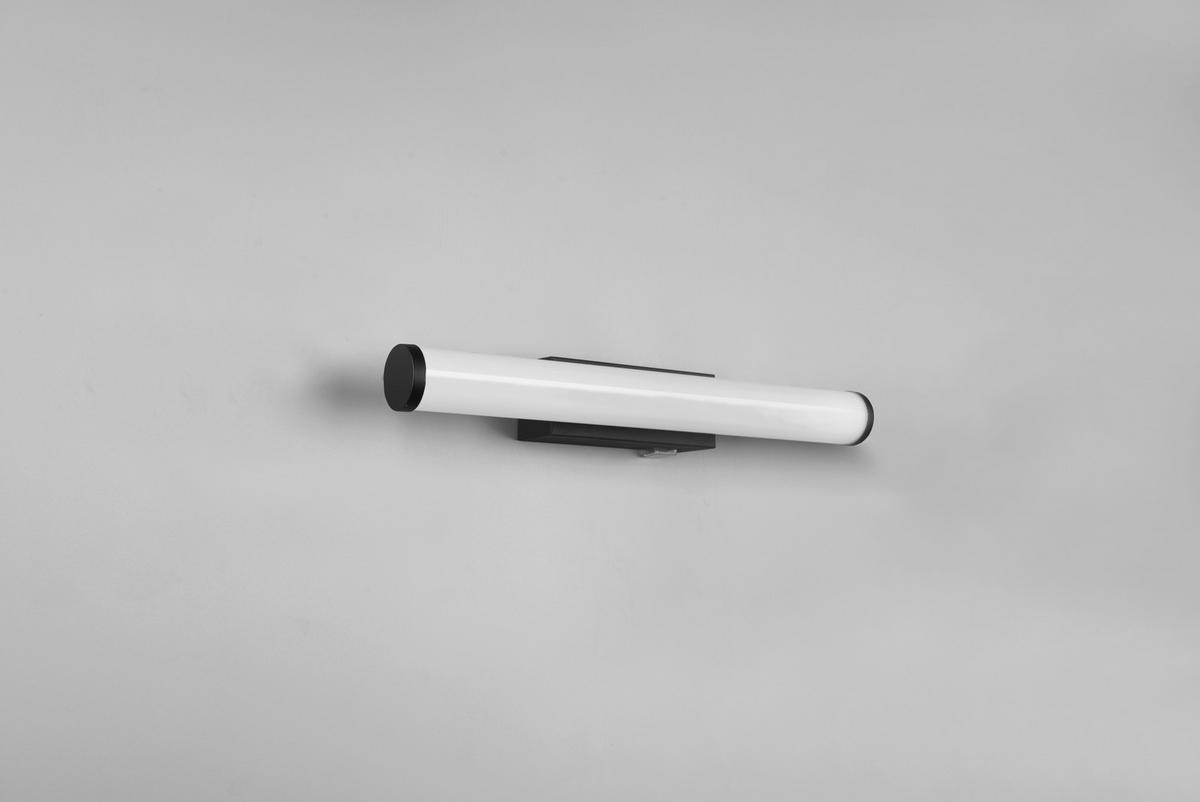 BADEZIMMER-WANDLEUCHTE Mattimo 40/5,5 cm   - Schwarz/Weiß, Basics, Kunststoff/Metall (40/5,5cm) - Trio Leuchten