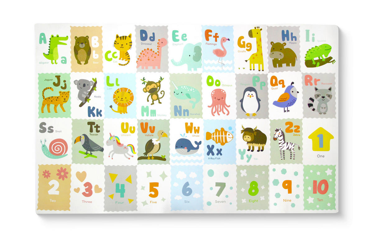 SPIELTEPPICH 200/120 cm  - Multicolor, Basics, Kunststoff (200/120cm) - My Baby Lou