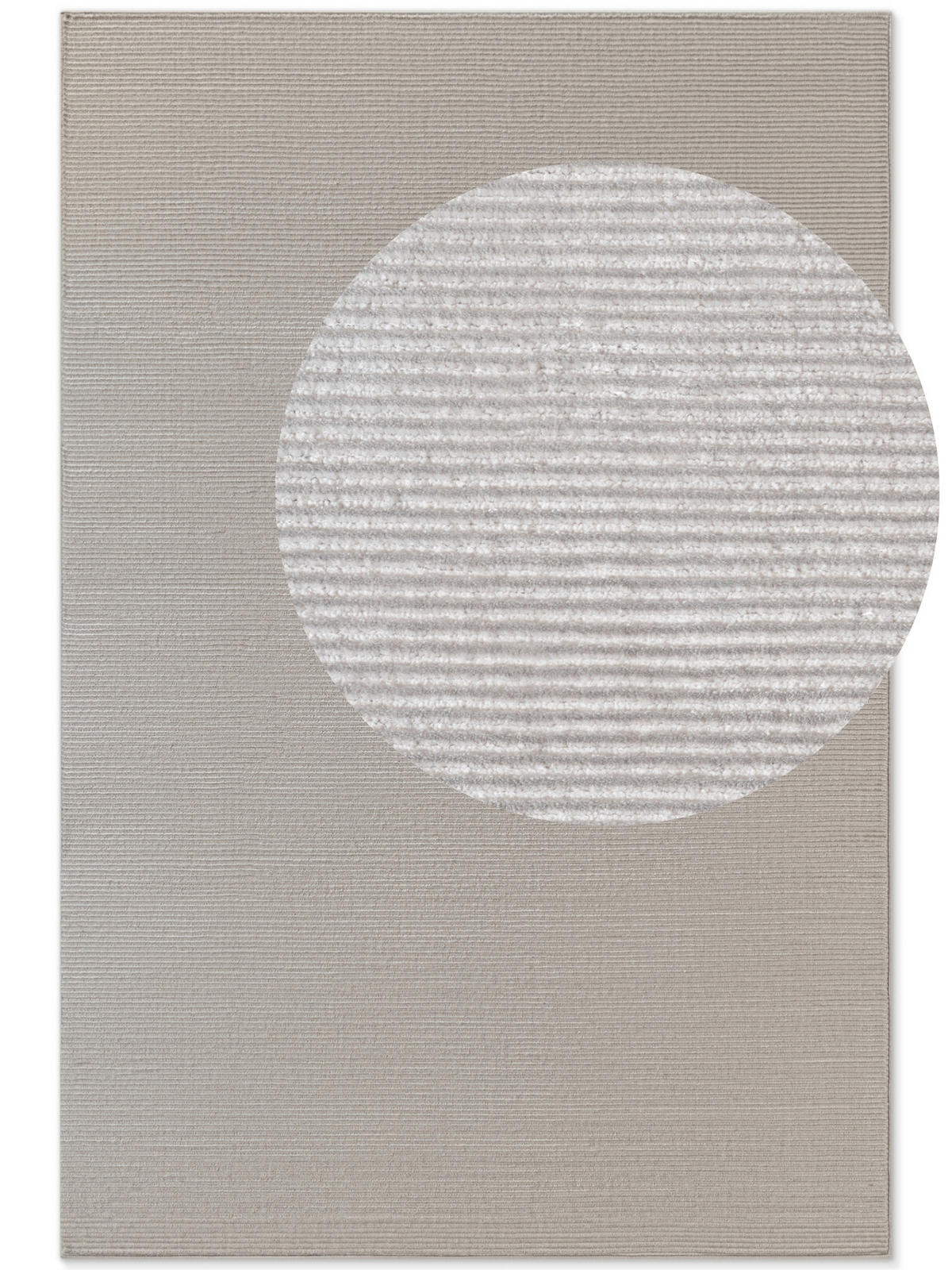 TEPPICH 200/280 cm Perles Creme, Grau  - Creme/Grau, Basics, Kunststoff (200/280cm) - Elle Decoration