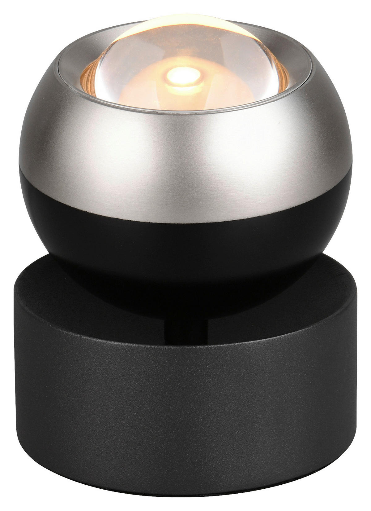 LED-TISCHLEUCHTE 10/14 cm   - Schwarz/Nickelfarben, Design, Metall (10/14cm) - Trio Leuchten