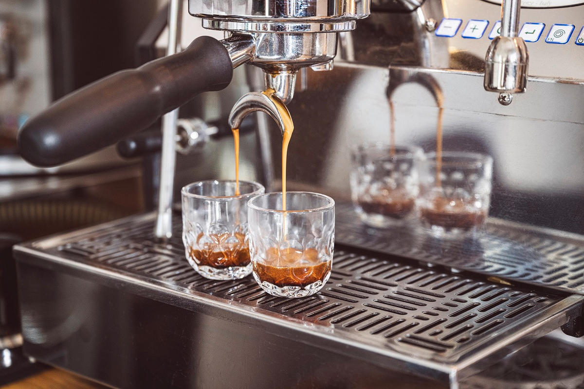 ESPRESSOGLAS GOCCE  - Klar, Design, Glas (5,2/5,6/5,2cm) - Leonardo