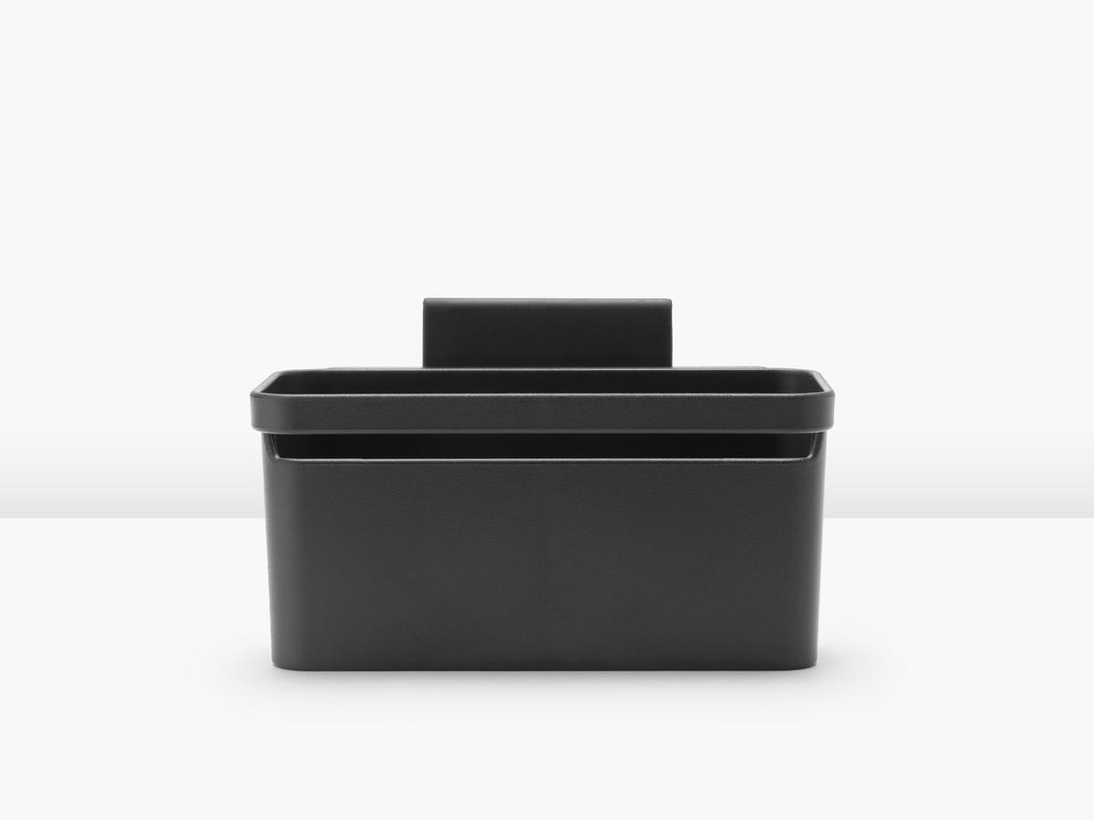 KÜCHENUTENSILIENHALTER - Dunkelgrau, Design, Kunststoff (17/11/14cm) - Brabantia
