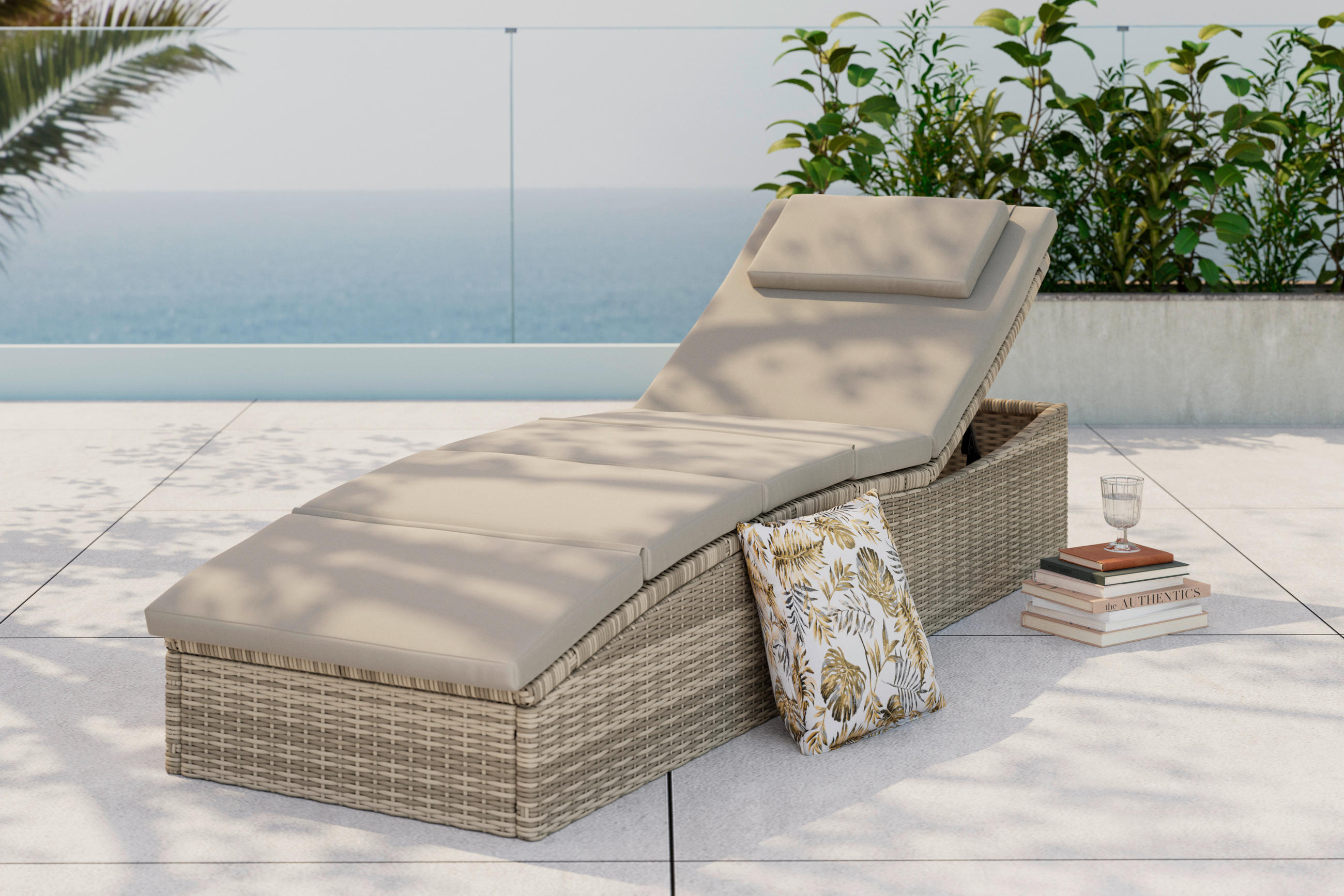 Ambia Garden ZAHRADNÍ LEHÁTKO kov, plast, textil