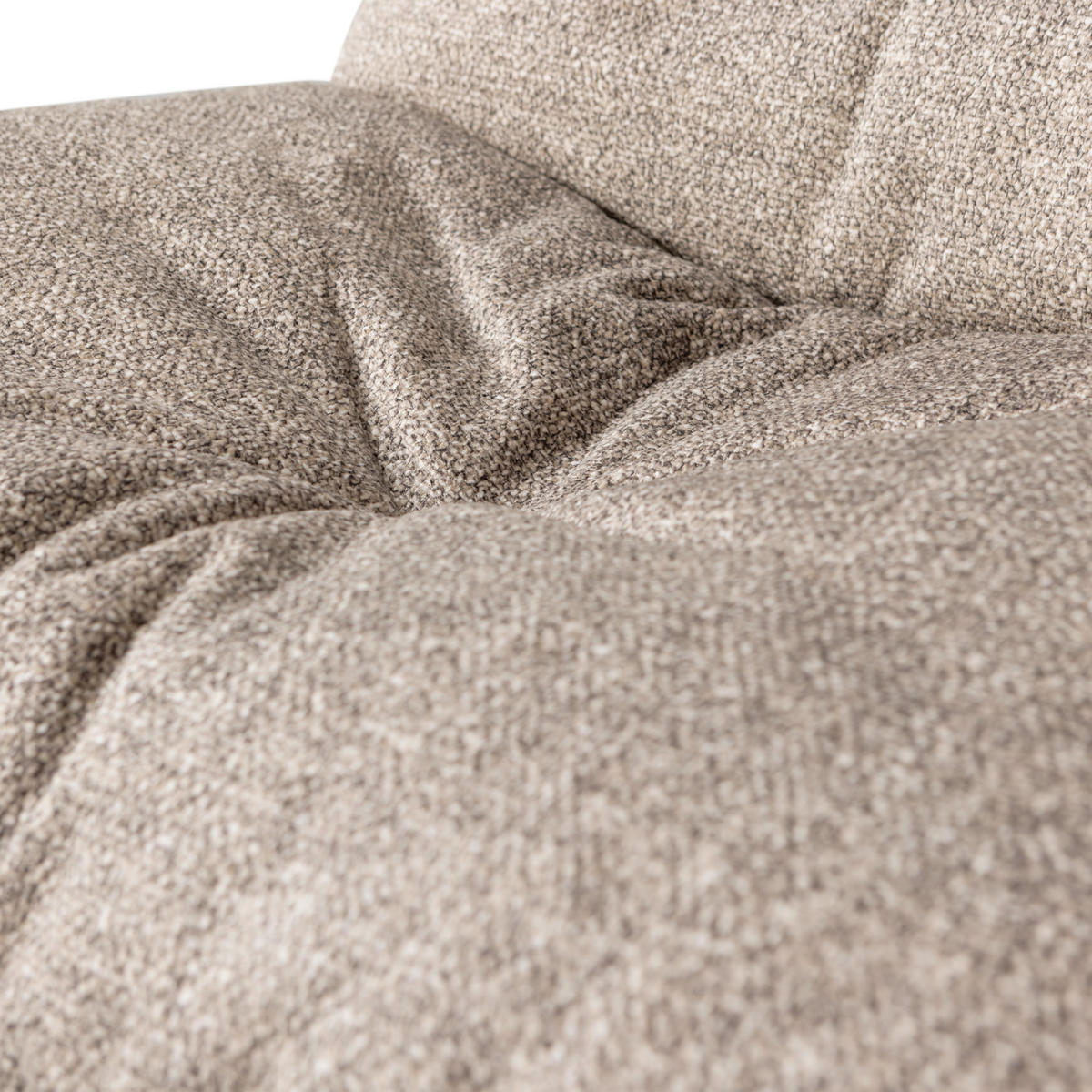 SESSEL in Webstoff Naturfarben  - Schwarz/Naturfarben, Design, Textil/Metall (82/86/87cm) - Livetastic