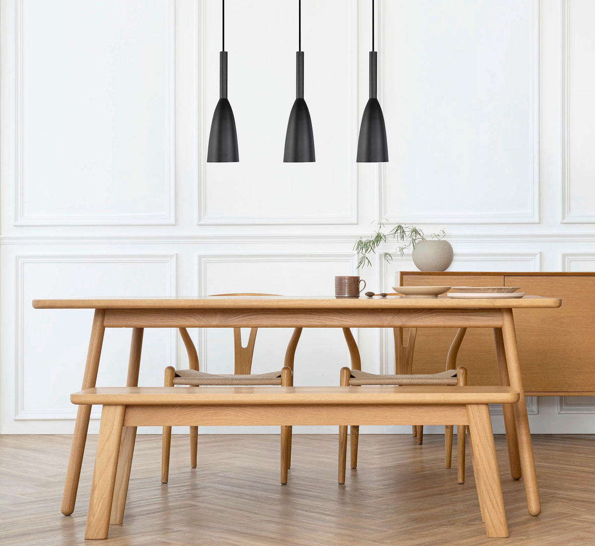 HÄNGELEUCHTE Solin 100/50/10 cm  - Schwarz, Design, Metall (100/50/10cm)