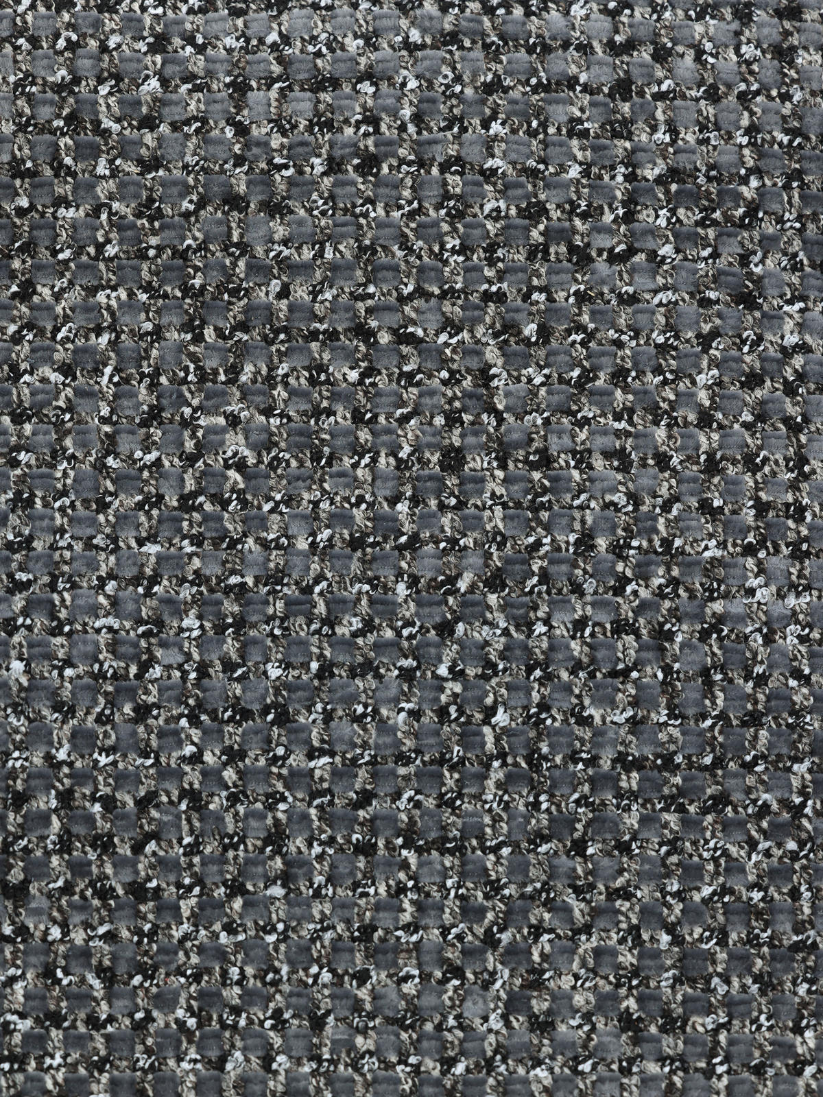 ARMLEHNSTUHL  Sitzfläche 360° drehbar, inklusive Armlehnen Webstoff  Grau, Schwarz  - Schwarz/Grau, MODERN, Textil/Metall (60/85/62cm) - Livetastic