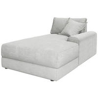 BIGSOFA Cord Perlmutt  - Perlmutt/Schwarz, MODERN, Kunststoff/Textil (117/93/190cm) - Carryhome