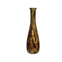 VASE  - Braun, Trend, Glas (9,00/9,00/29,50cm) - Ambia Home
