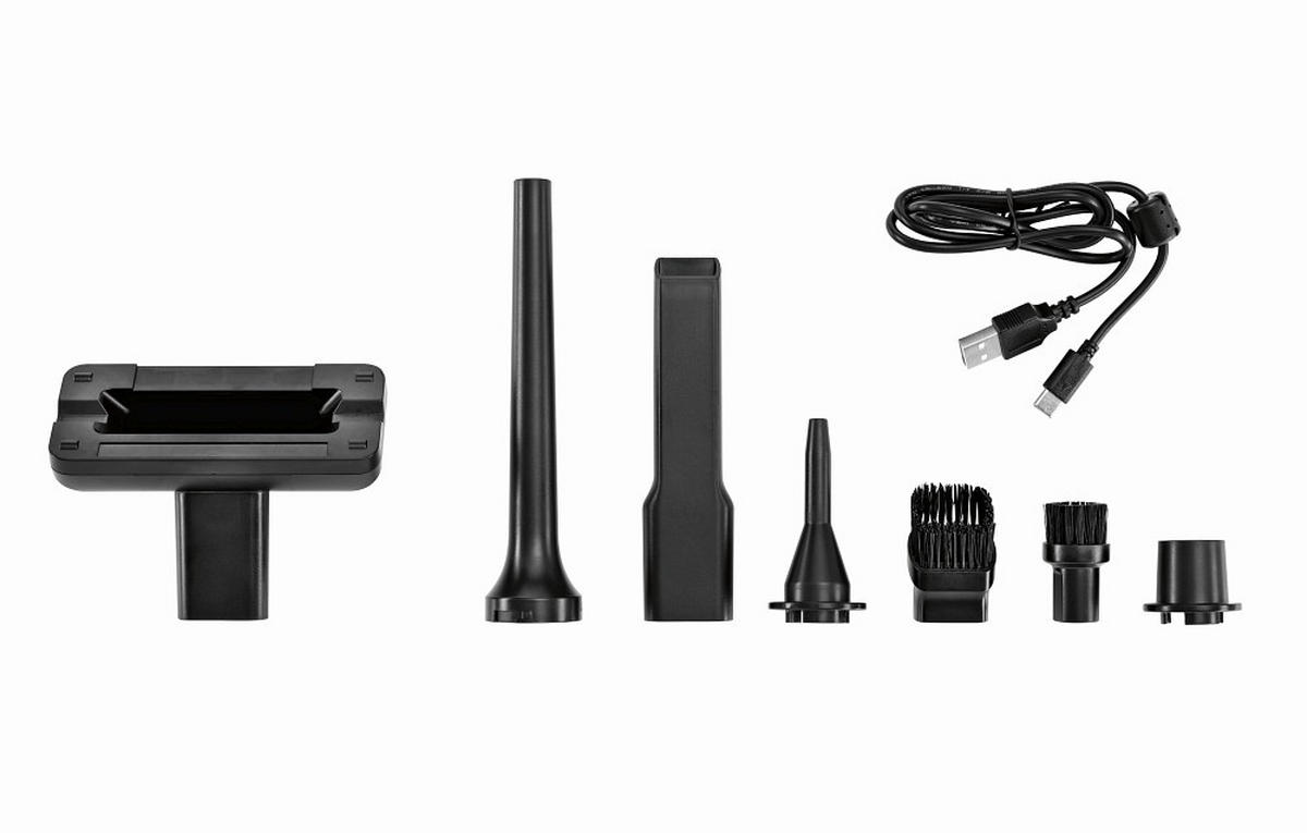 AKKU-HANDSTAUBSAUGER  - Blau/Grau, Basics, Kunststoff (21,5/6,5/20,8cm) - Lichterblitz