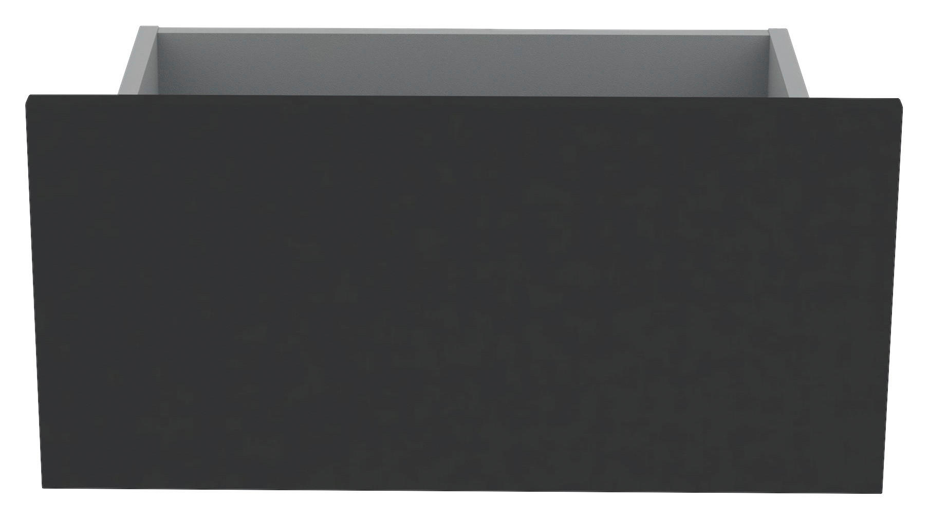 SCHUBLADE 45/22/37 cm Anthrazit  - Anthrazit, KONVENTIONELL, Holzwerkstoff (45/22/37cm) - Hom`in