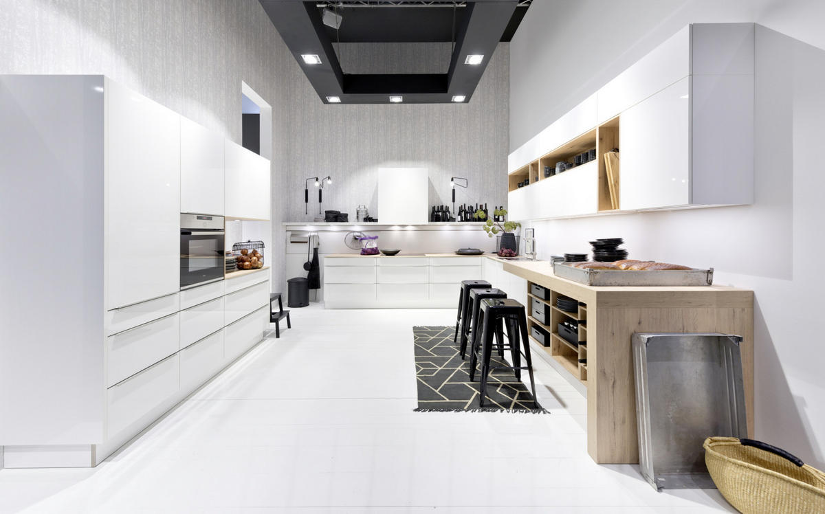 BUCĂTĂRIE LA COMANDĂ   - magnolie, Design, material pe bază de lemn - Dieter Knoll