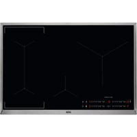 INDUKTIONSKOCHFELD IKE84445XB  - Edelstahlfarben/Schwarz, Basics, Glas/Metall (76,6/51,6cm) - AEG