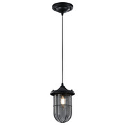 HÄNGELEUCHTE - Schwarz, LIFESTYLE, Glas/Metall (14,5/150cm)