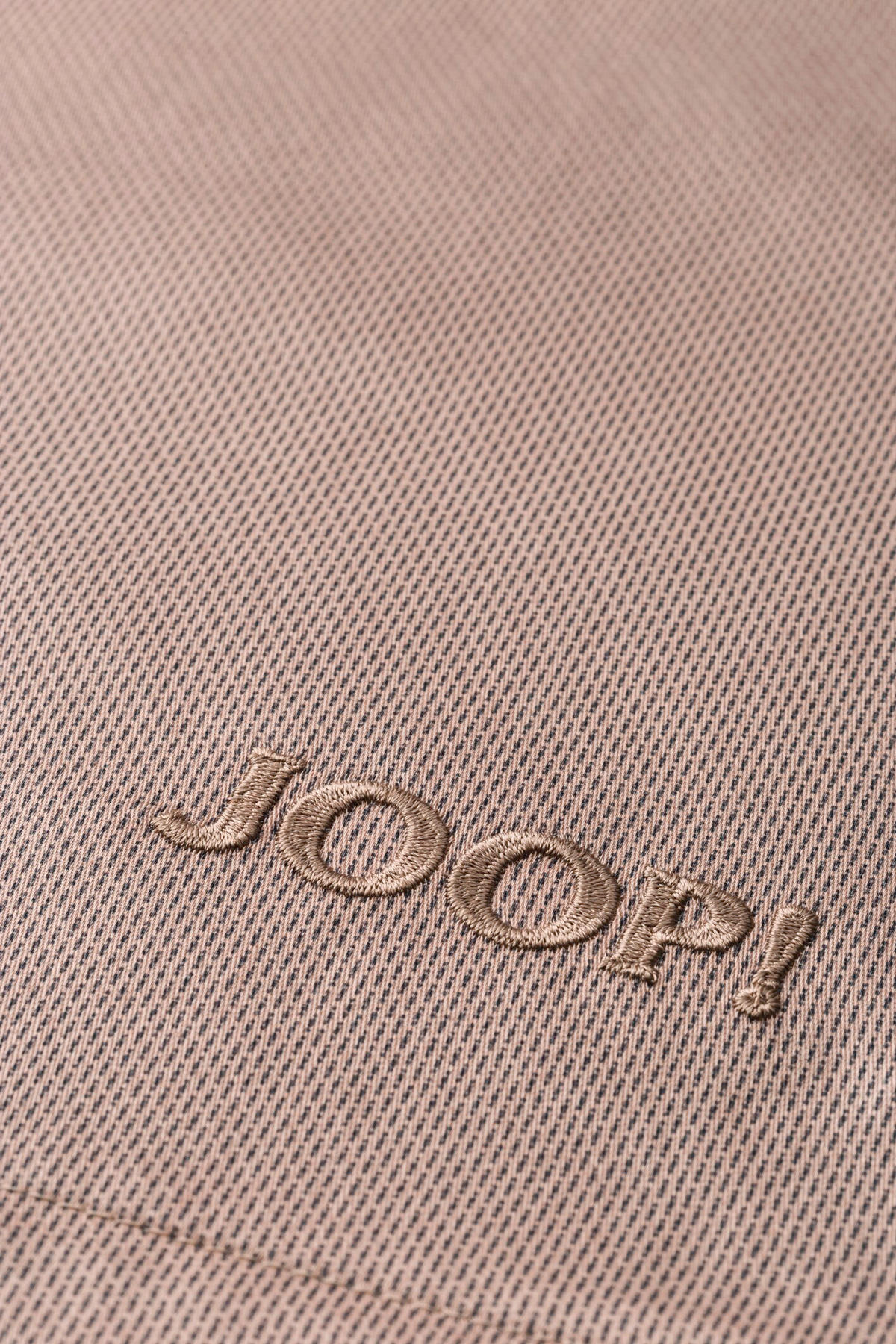 WENDEBETTWÄSCHE Joop! Micro Pattern Makosatin 135/200 cm  - Braun, Basics, Textil (135/200cm) - Joop!