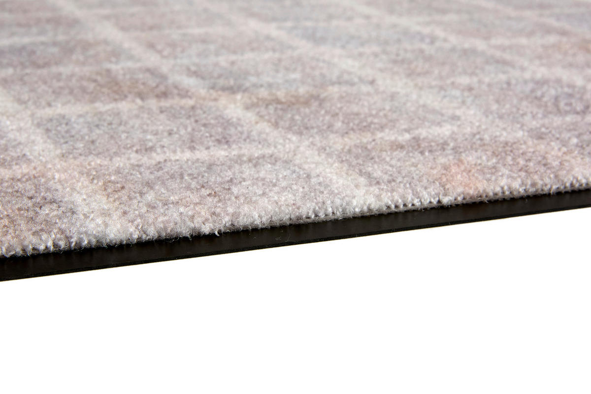 FUSSMATTE - Hellgrau, Design, Textil (50/70cm) - Schöner Wohnen