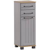 UNTERSCHRANK 30,3/88,1/32,6 cm   - Platinfarben/Eichefarben, MODERN, Holzwerkstoff/Kunststoff (30,3/88,1/32,6cm) - Stylife