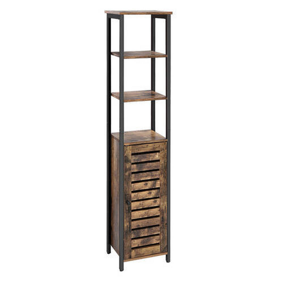 REGAL Braun, Schwarz  37/167/30 cm  - Schwarz/Braun, Trend, Holzwerkstoff/Metall (37/167/30cm) - Boxxx