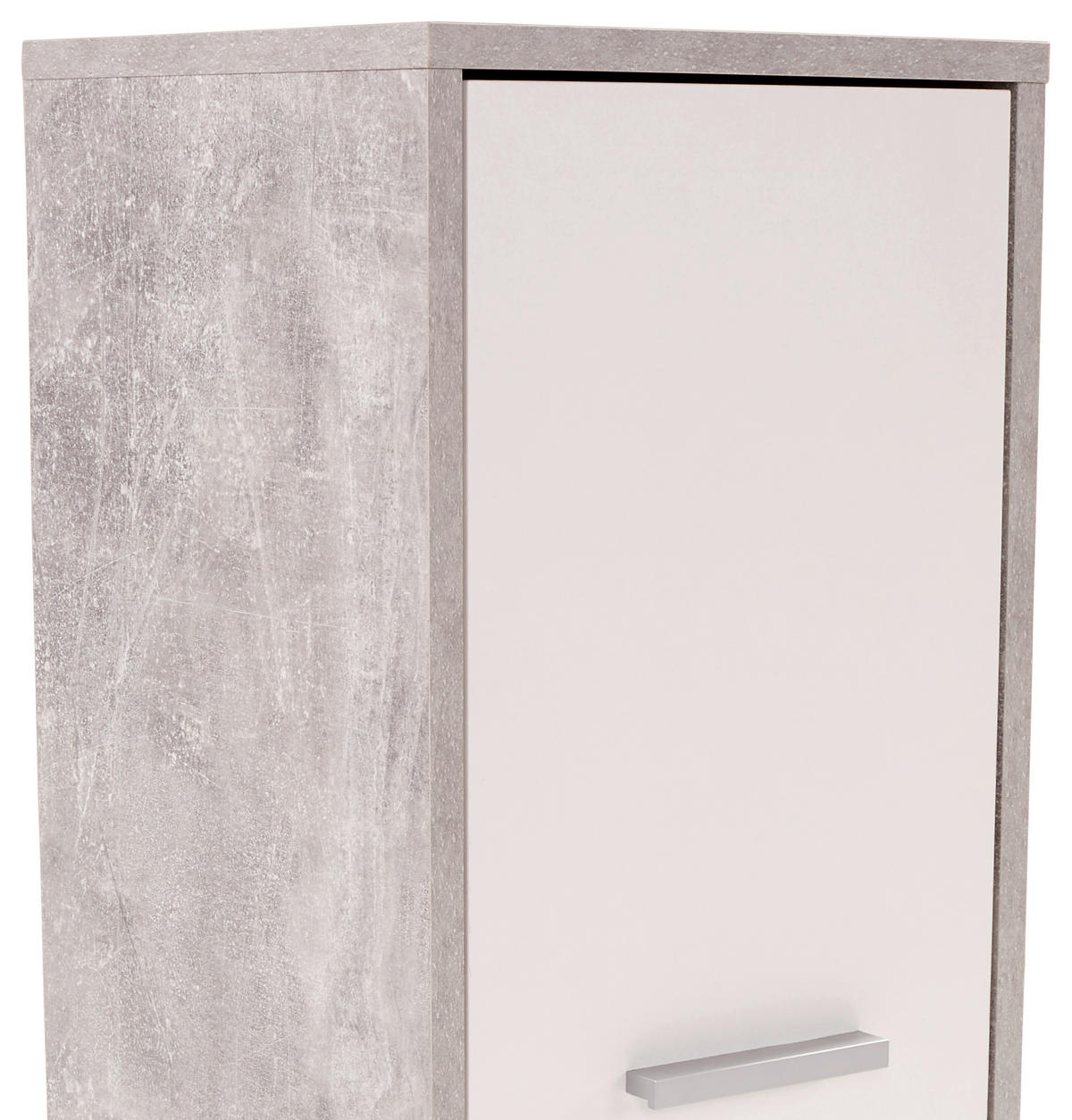 HÄNGESCHRANK 32/68/28 cm  - Chromfarben/Hellgrau, MODERN, Holzwerkstoff/Kunststoff (32/68/28cm) - MID.YOU