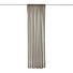 FERTIGVORHANG transparent 135/300 cm - Braun, KONVENTIONELL, Textil (135/300cm) - Boxxx