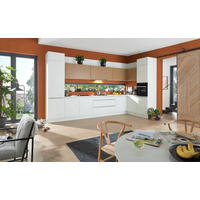 EINBAUKÜCHE MANHATTAN UNI  - Weiß, Design, Holzwerkstoff/Kunststoff - Nolte Küchen