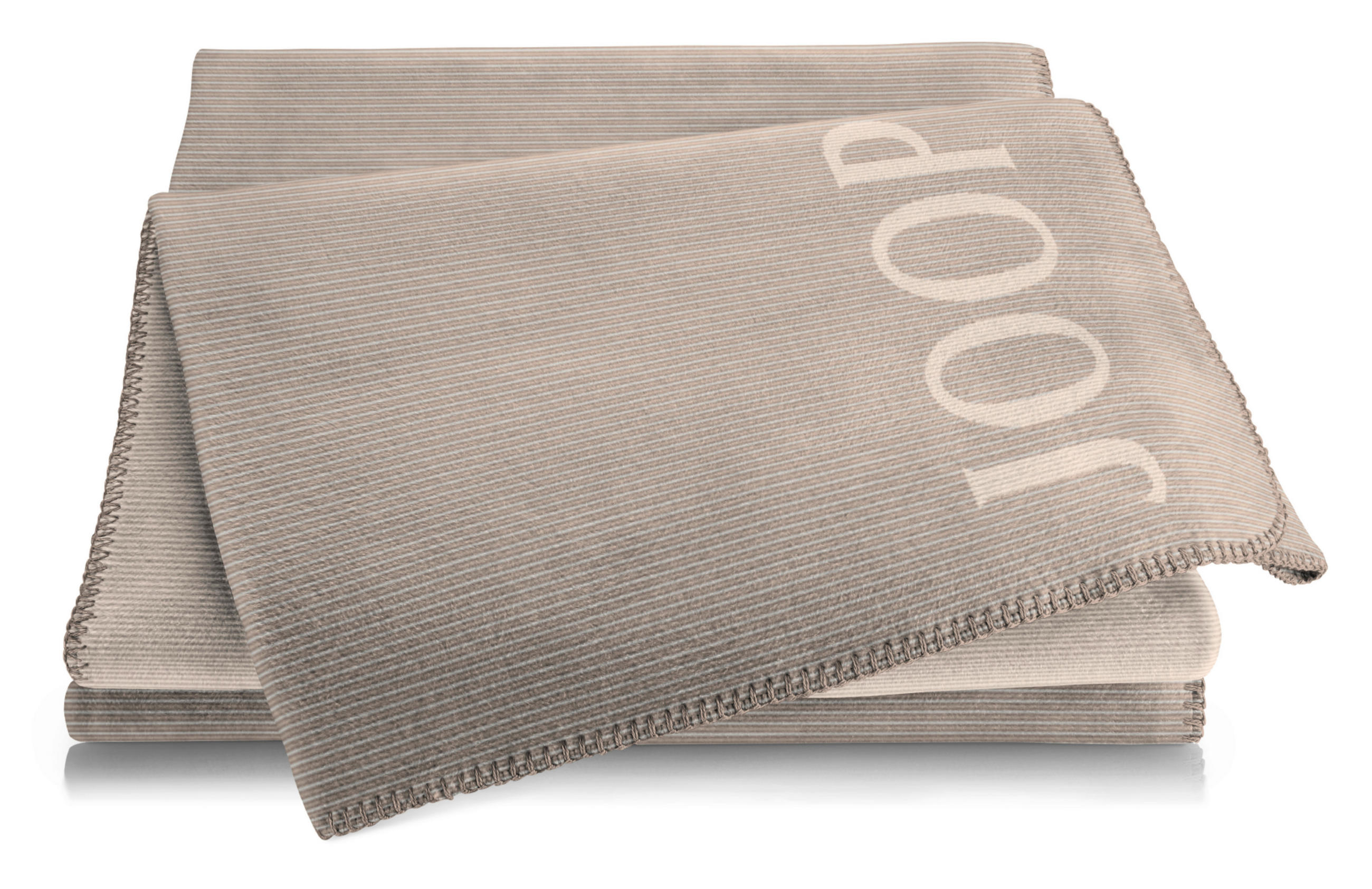 WOHNDECKE Touch 130/150 cm  - Sandfarben, Design, Textil (130/150cm) - Joop!