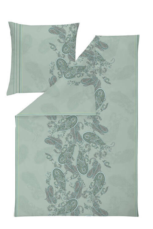 BETTWÄSCHE 155/220 cm ATELIER Interlock-Jersey  - Jadegrün, Design, Textil (155/220cm) - Estella