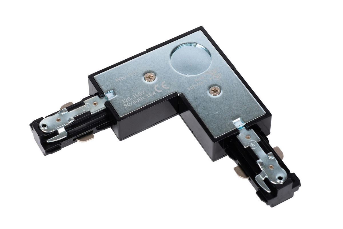SCHIENENSYSTEM Track 10.8/10.8/1.8 cm   - Schwarz, Basics, Kunststoff (10.8/10.8/1.8cm) - Lucide
