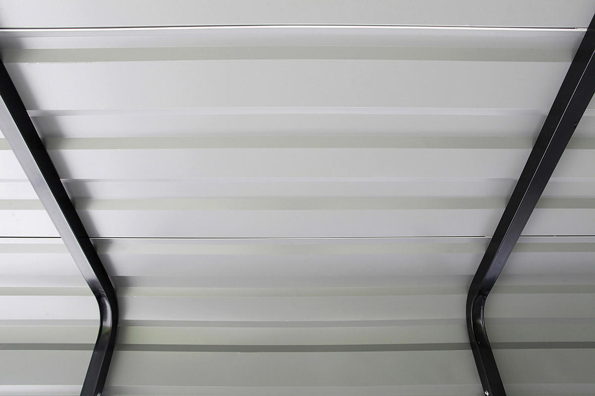 CARPORT - Schwarz/Grau, Basics, Metall (370/260/600cm)