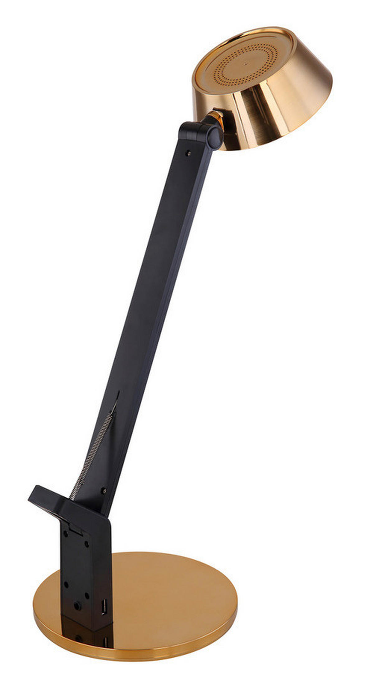LED LAMPA ZA RADNI STO Ursino  - zlatna/crna, Osnovno, metal/plastika (48/17/51,5cm)