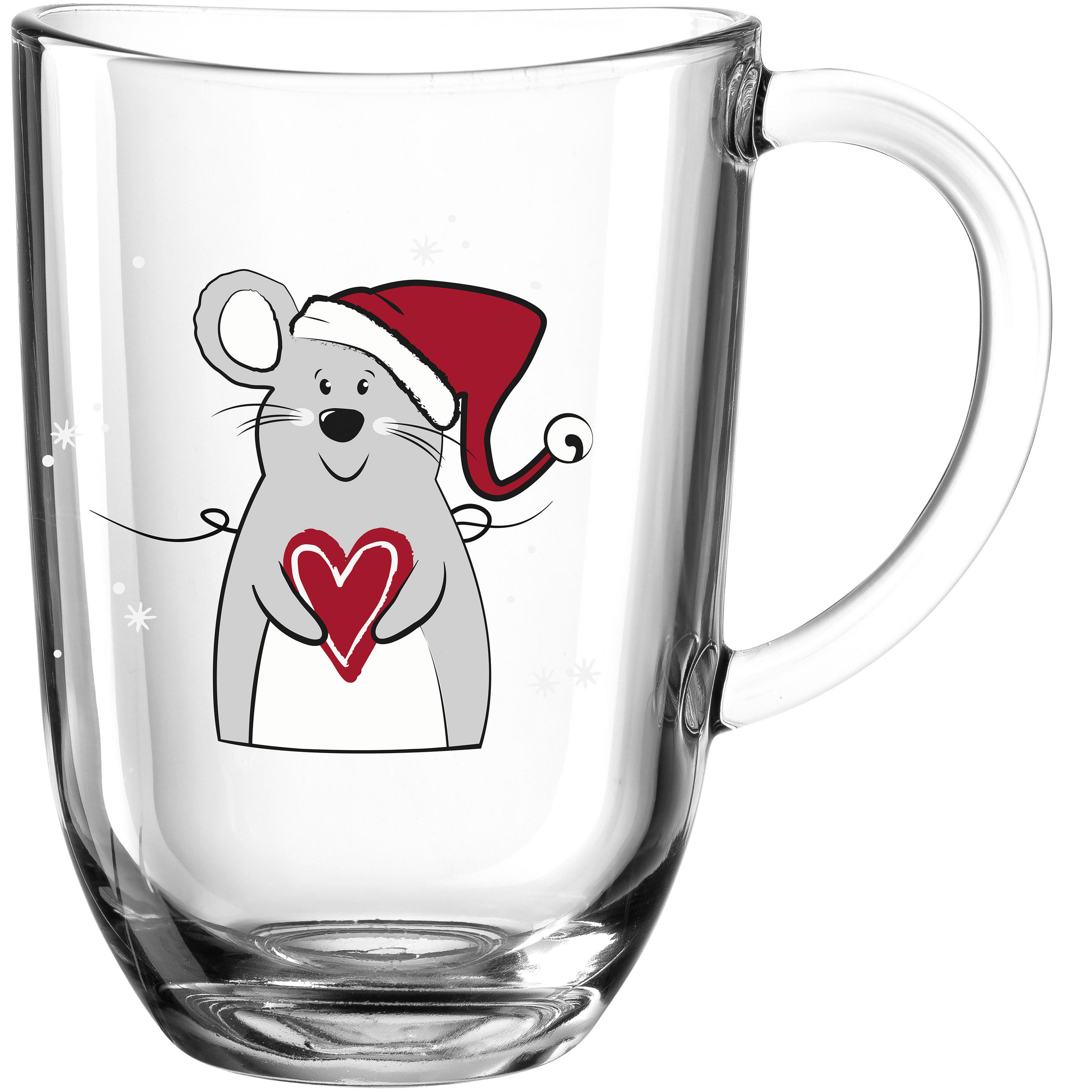 TASSE NATALE 380 ml  - Multicolor, Basics, Glas (13,7/17/8,8cm) - Leonardo